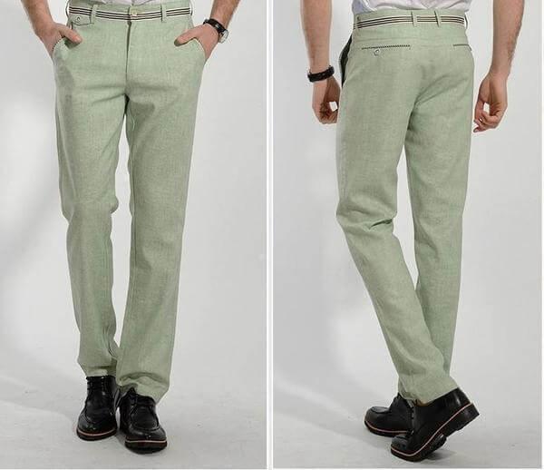 Men's Linen Pants - LeStyleParfait