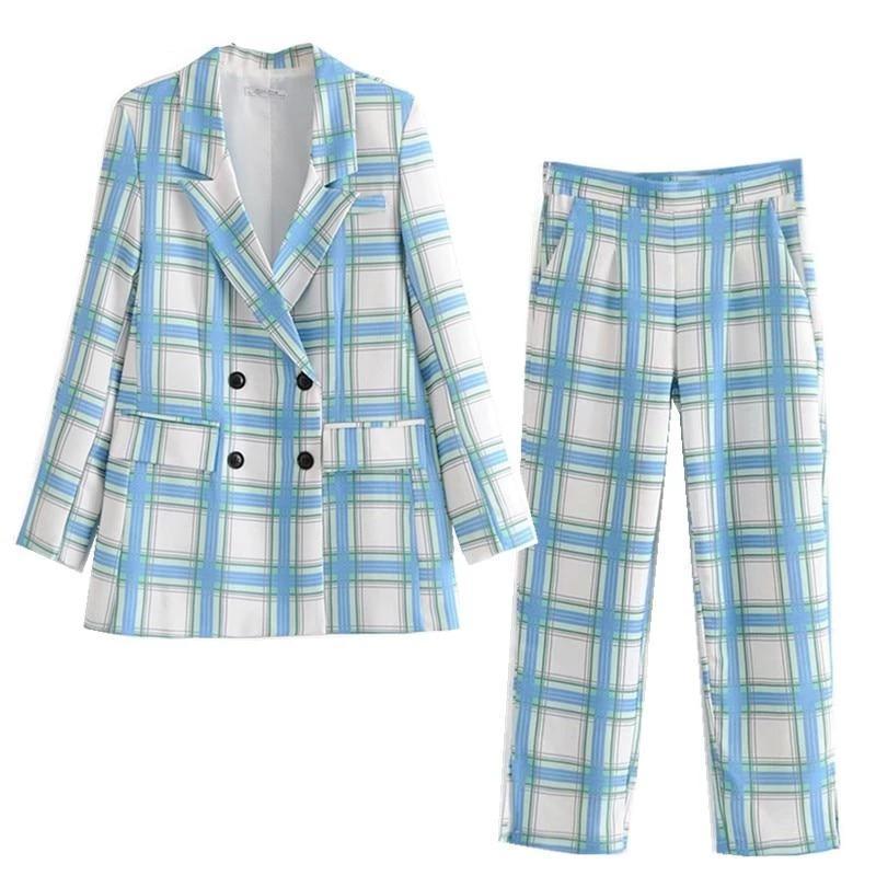 Plaid Suits for Women - LeStyleParfait