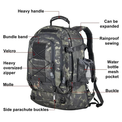 60L Military Tactical Backpack - Backpack - LeStyleParfait