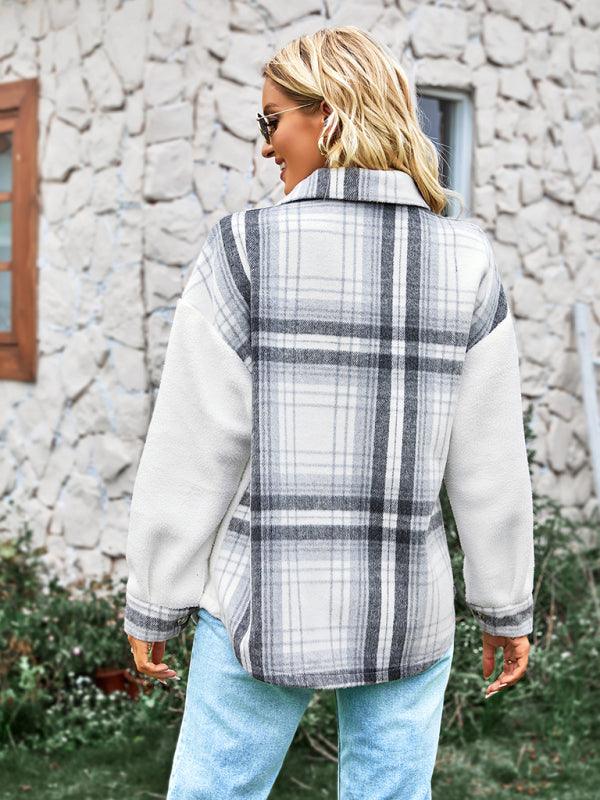 Women's Plaid Winter Shirt Casual