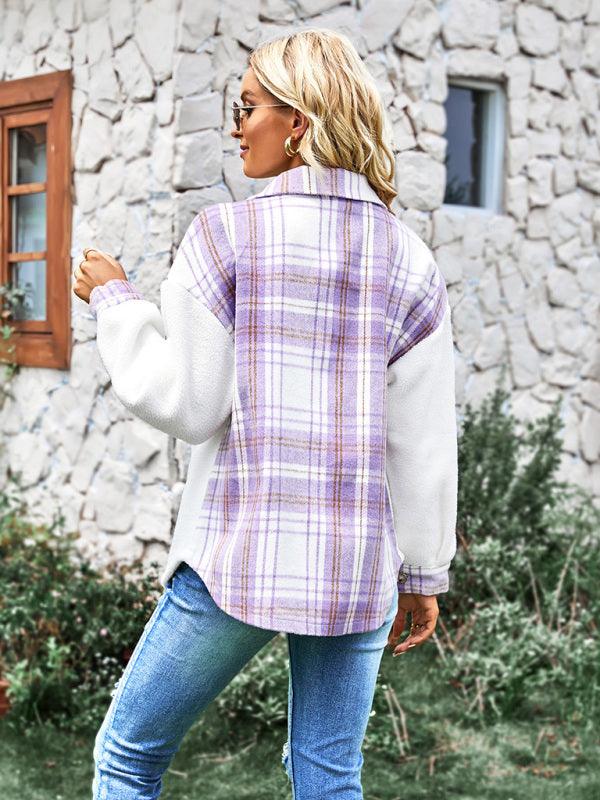 Women's Plaid Winter Shirt Casual