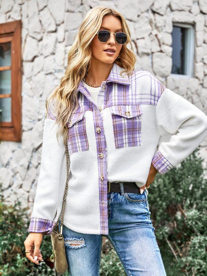 Women's Plaid Winter Shirt Casual