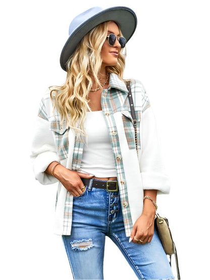 Women's Plaid Winter Shirt Casual