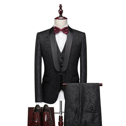 alfredo-three-piece-tuxedo-suit-lapel-collar-tuxedo-suit-lestyleparfait-1 - LeStyleParfait