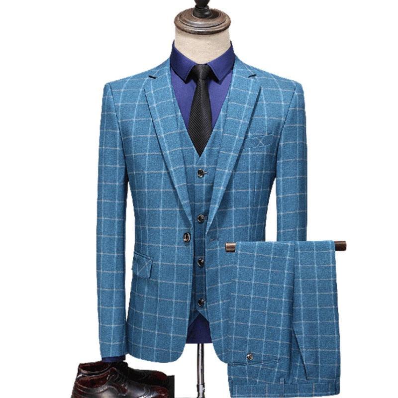 angelo-checked-three-piece-suit-plaid-suit-lestyleparfait-1 - LeStyleParfait