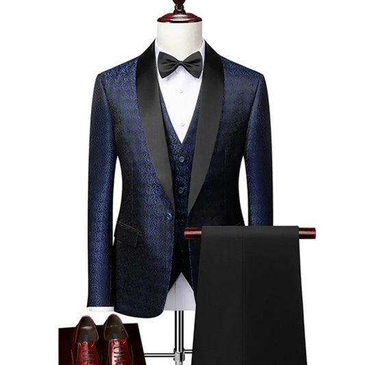 Baldo Tuxedo Suit - Three Piece Suit - Tuxedo Suit - LeStyleParfait