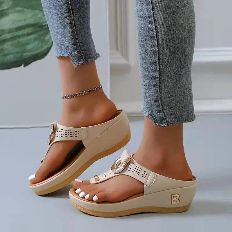 Breathable Wedge Sandal Shoes - Wedge Shoes - LeStyleParfait