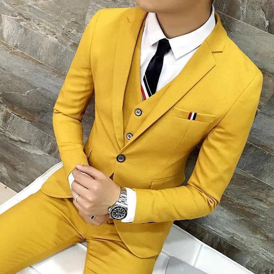 Candy Color Three Piece Suit - Three Piece Suit - LeStyleParfait