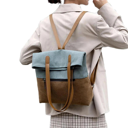 Canvas Women's Designer Backpack-LeStyleParfait.Com