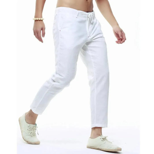 Capri Linen Pants For Men - Linen Pants - LeStyleParfait