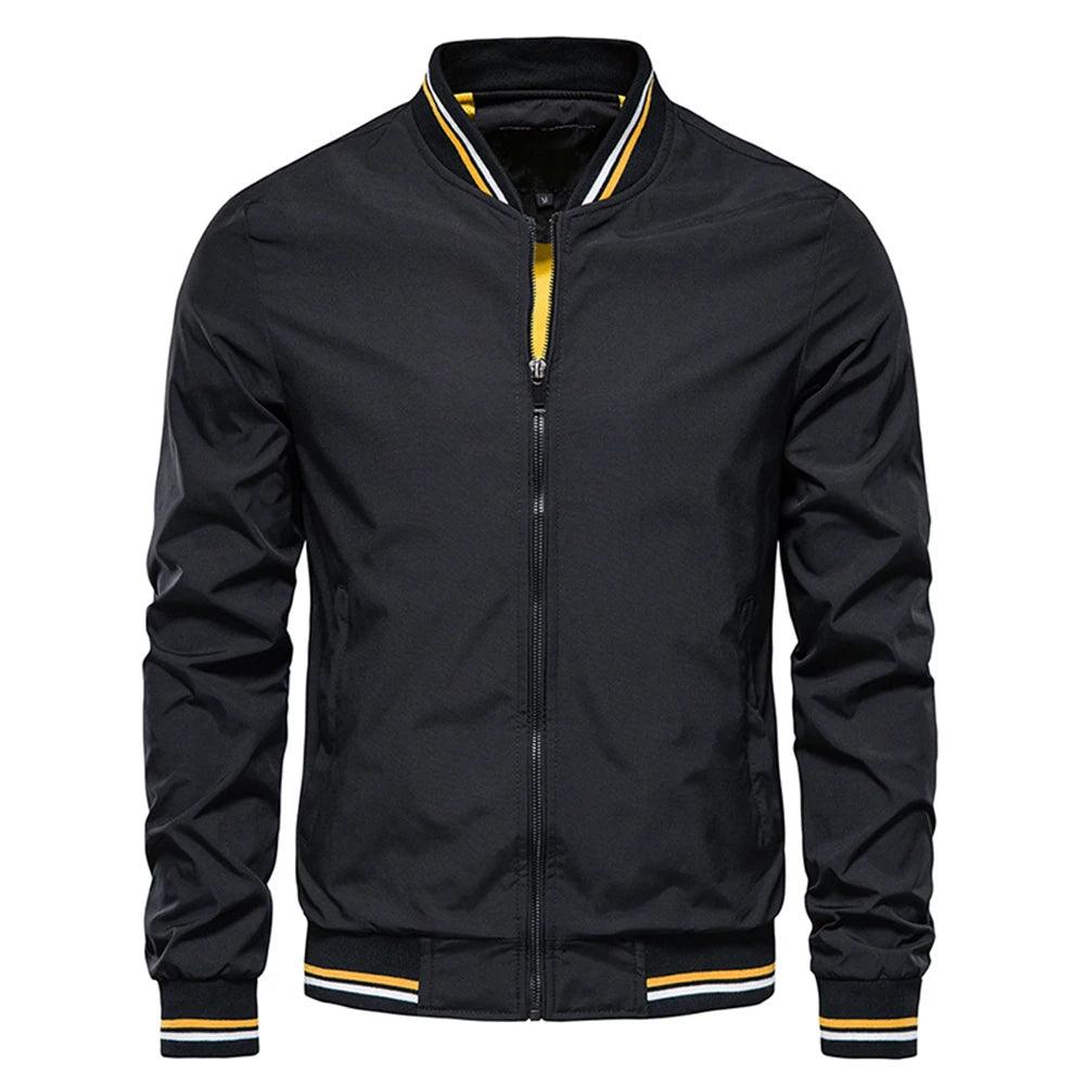 Casual Bomber Harrington Jacket for Men-Bomber Jacket-LeStyleParfait