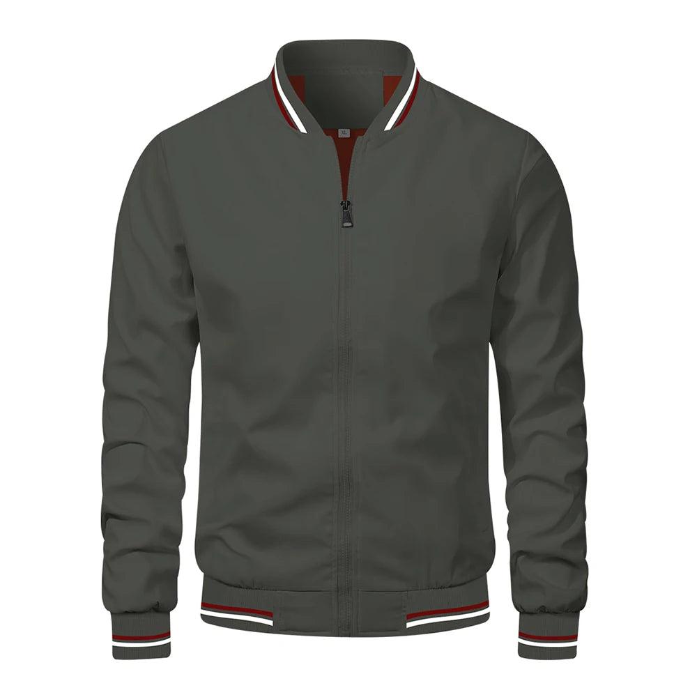 Casual Bomber Harrington Jacket for Men-Bomber Jacket-LeStyleParfait