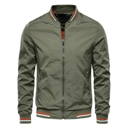 Casual Bomber Harrington Jacket for Men-Bomber Jacket-LeStyleParfait