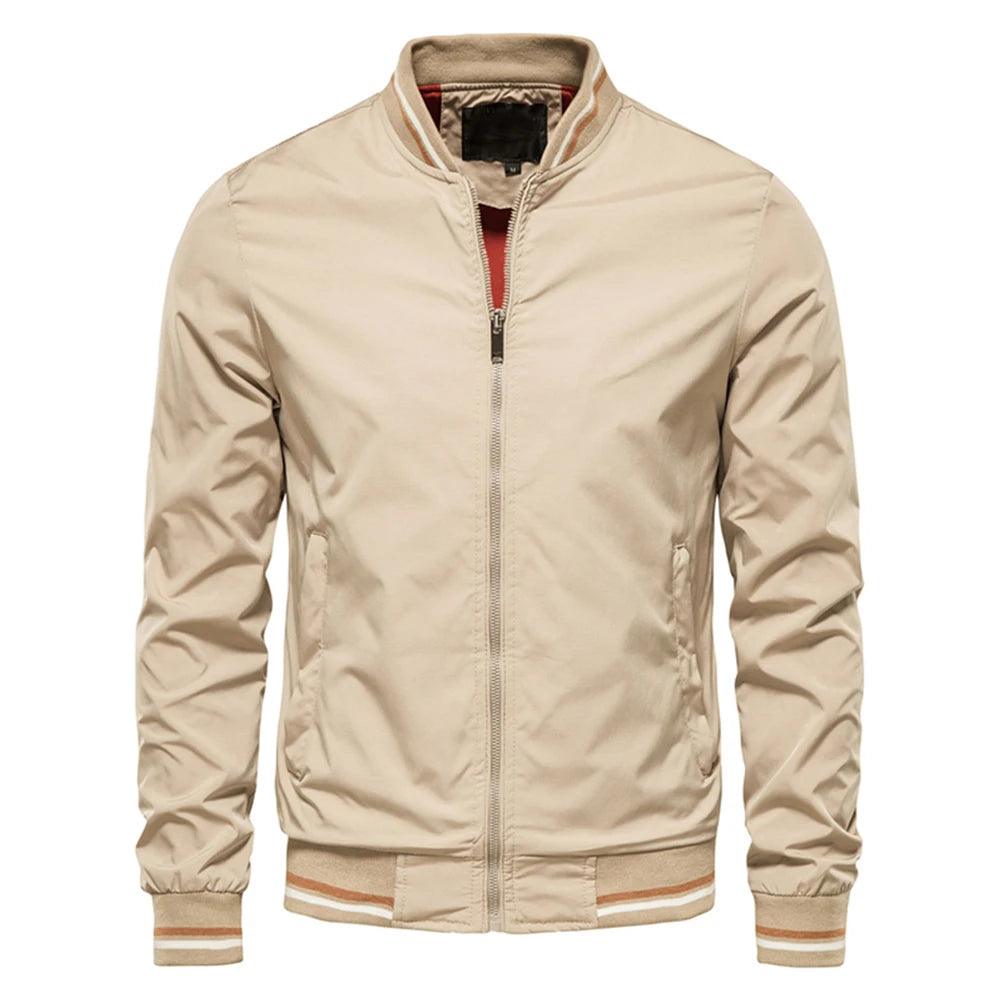 Casual Bomber Harrington Jacket for Men-Bomber Jacket-LeStyleParfait