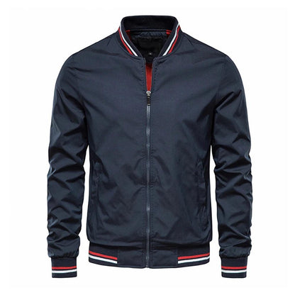 Casual Bomber Harrington Jacket for Men-Bomber Jacket-LeStyleParfait