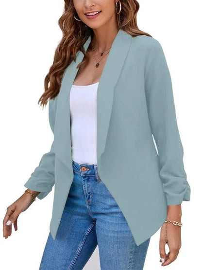 Casual Slim Fit V-Neck Women's Blazer - Suit Jacket - LeStyleParfait