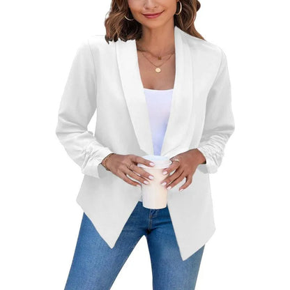 Casual Slim Fit V-Neck Women's Blazer - Suit Jacket - LeStyleParfait