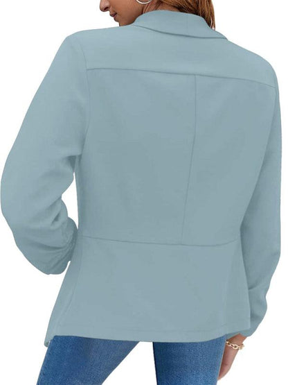 Casual Slim Fit V-Neck Women's Blazer-Suit Jacket-LeStyleParfait