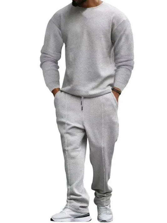 Casual Sweatshirt Loose Men Tracksuit - Tracksuit - LeStyleParfait