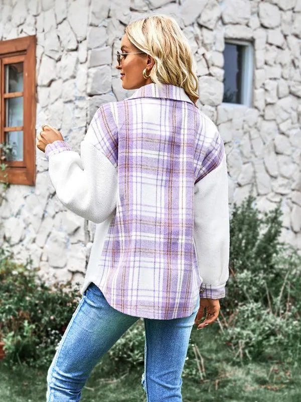 Casual Women's Plaid Winter Shirt - Winter Shirt - LeStyleParfait