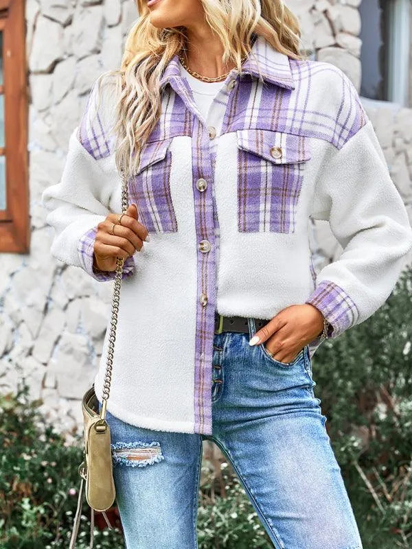 Casual Women's Plaid Winter Shirt - Winter Shirt - LeStyleParfait