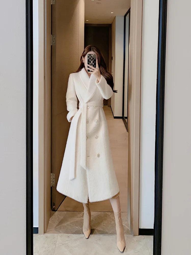 Chic Women's Woolen Wrap Coat-women-coat-LeStyleParfait