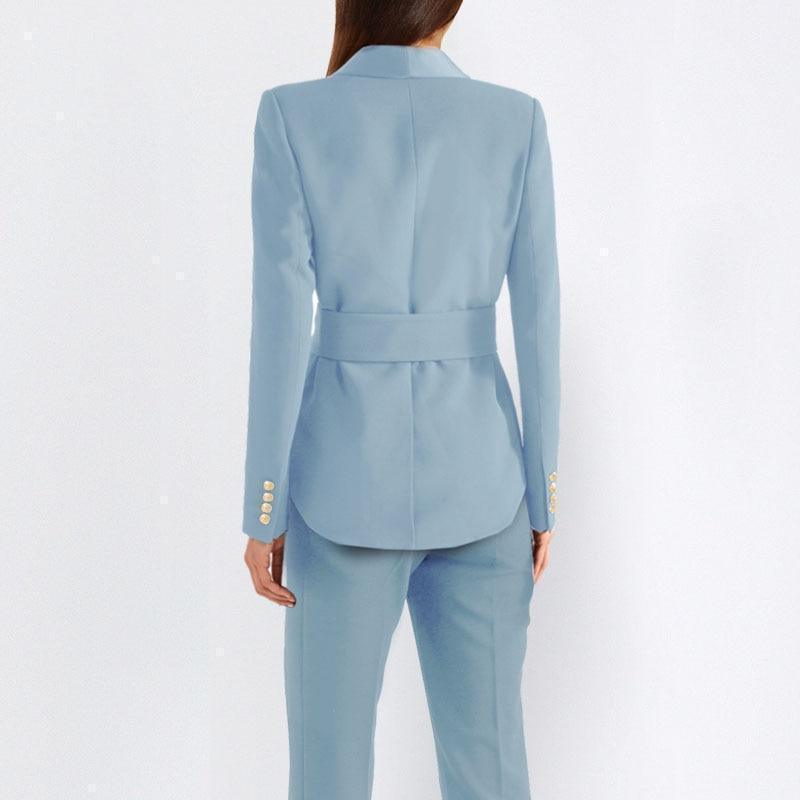 Double Breast Women Pant Suit - Pantsuit - LeStyleParfait