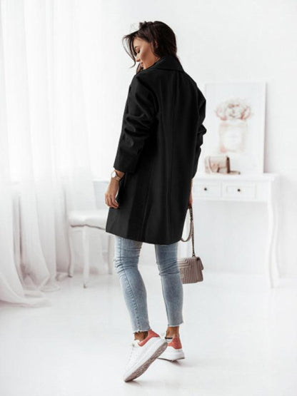 Double-Breasted Women's Trench Coat-Trench Coat-LeStyleParfait