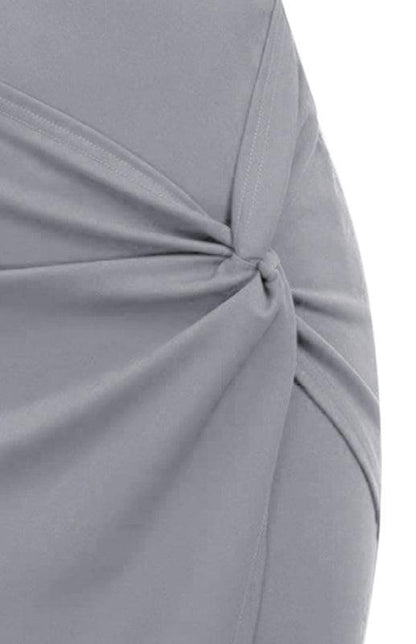 Draped Asymmetrical Fashion Pleated Skirt - Draped Skirt - LeStyleParfait