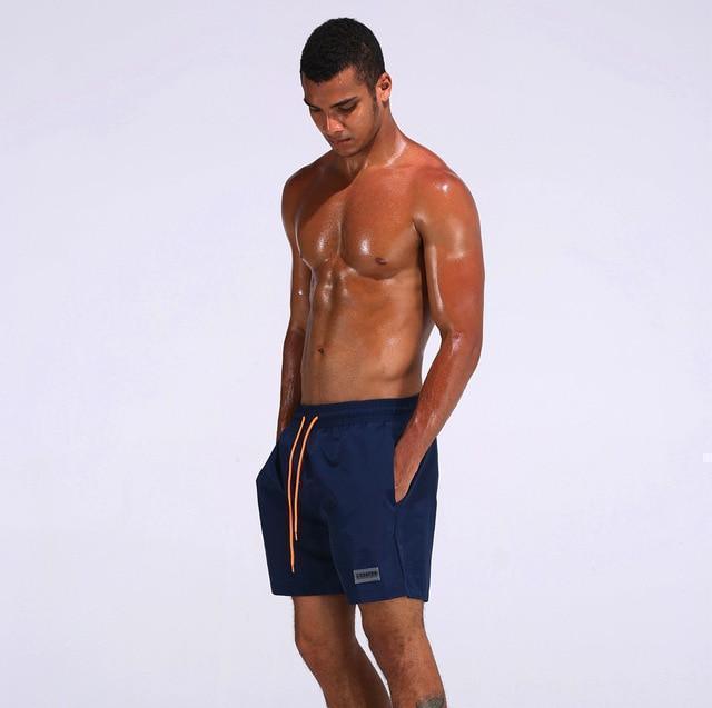 Drawstring Men Beach Shorts - Beach Shorts - LeStyleParfait