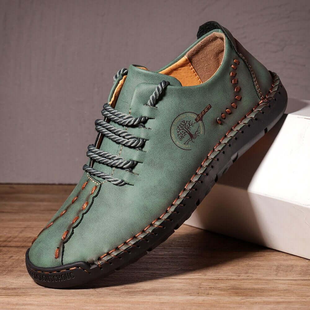 Edoardo - Lace-Up Leather Shoes - Casual Shoes - LeStyleParfait