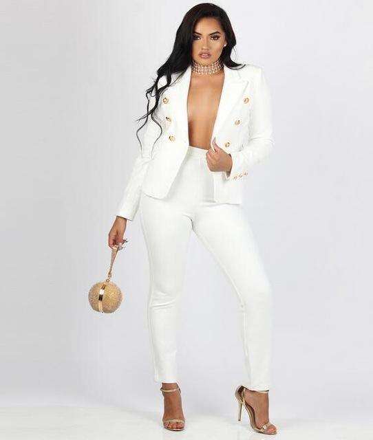 Elegant Two Piece Women Pantsuit - Pantsuit - LeStyleParfait