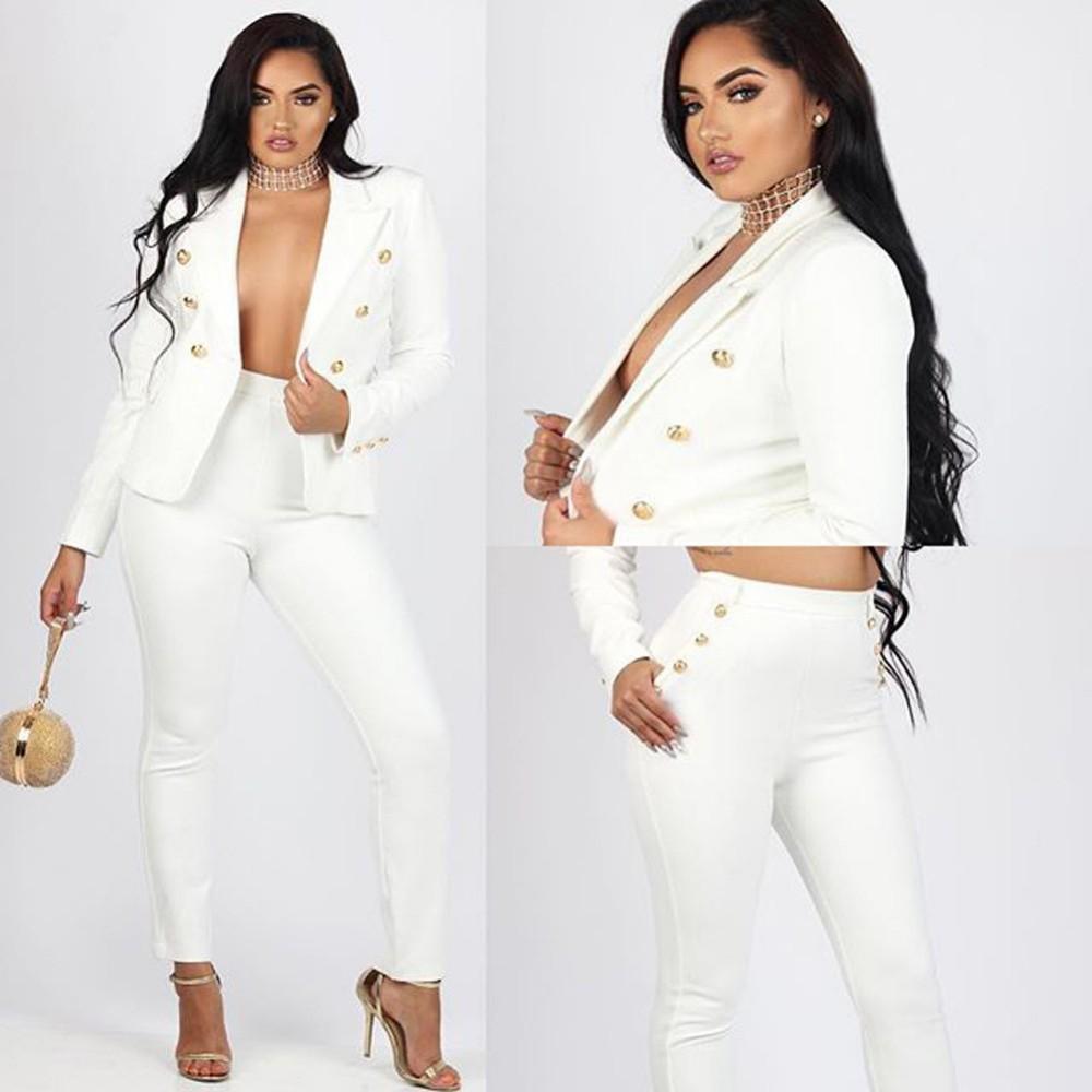 Elegant Two Piece Women Pantsuit - Pantsuit - LeStyleParfait