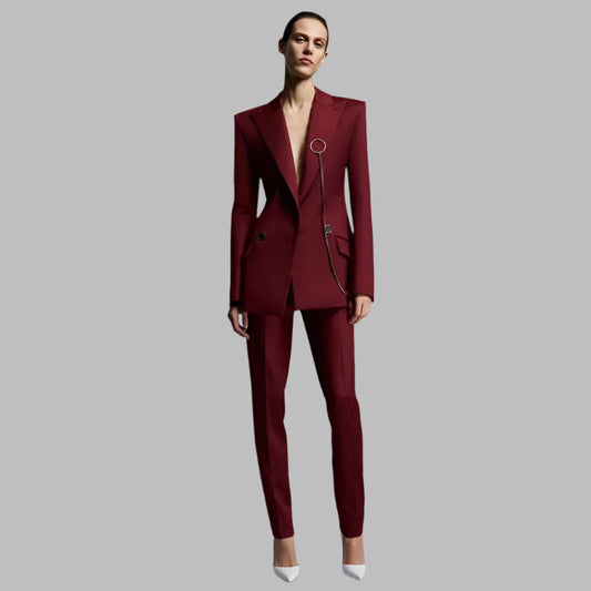 Elegant Women Formal Pantsuit - Pantsuit - LeStyleParfait