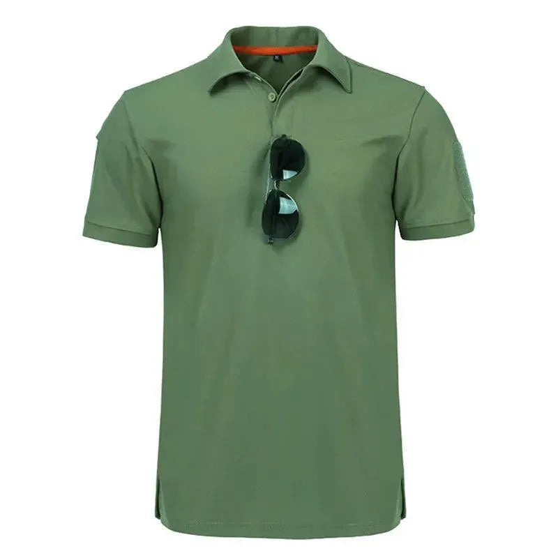 Embroidered Badge Men Polo Shirt - Polo Shirt - LeStyleParfait