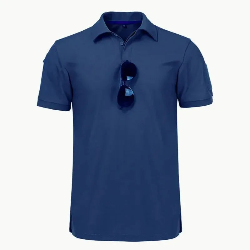 Embroidered Badge Men Polo Shirt - Polo Shirt - LeStyleParfait