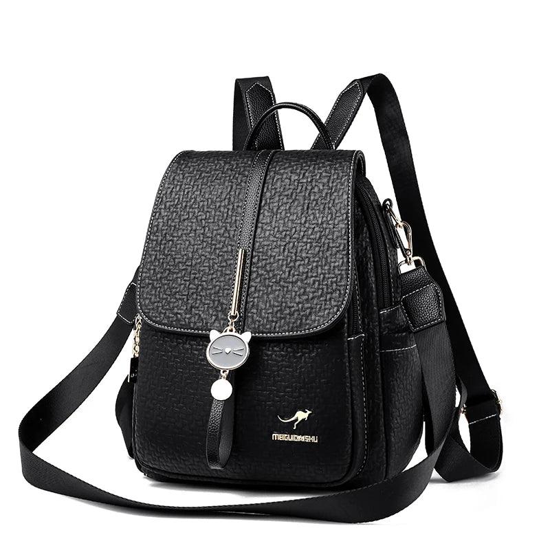 Fashion PU Leather Women's Backpack - Backpack - LeStyleParfait