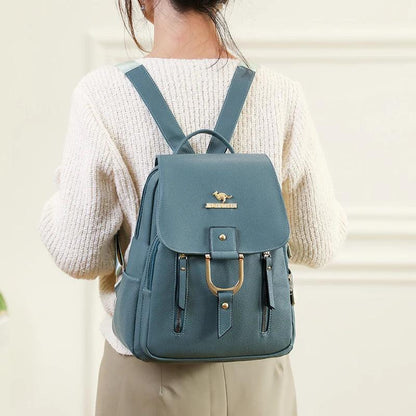 Fashion Retro PU Leather Women's Backpack - Backpack - LeStyleParfait