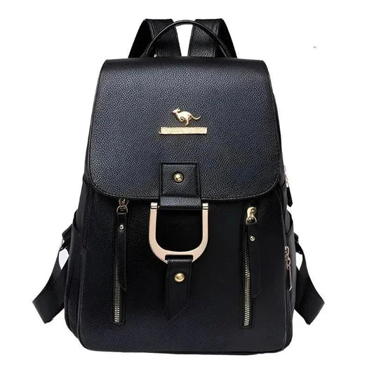 Fashion Retro PU Leather Women's Backpack - Backpack - LeStyleParfait