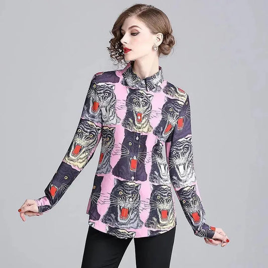 Feeling Wild Silk Blouse - Women's Shirt - LeStyleParfait