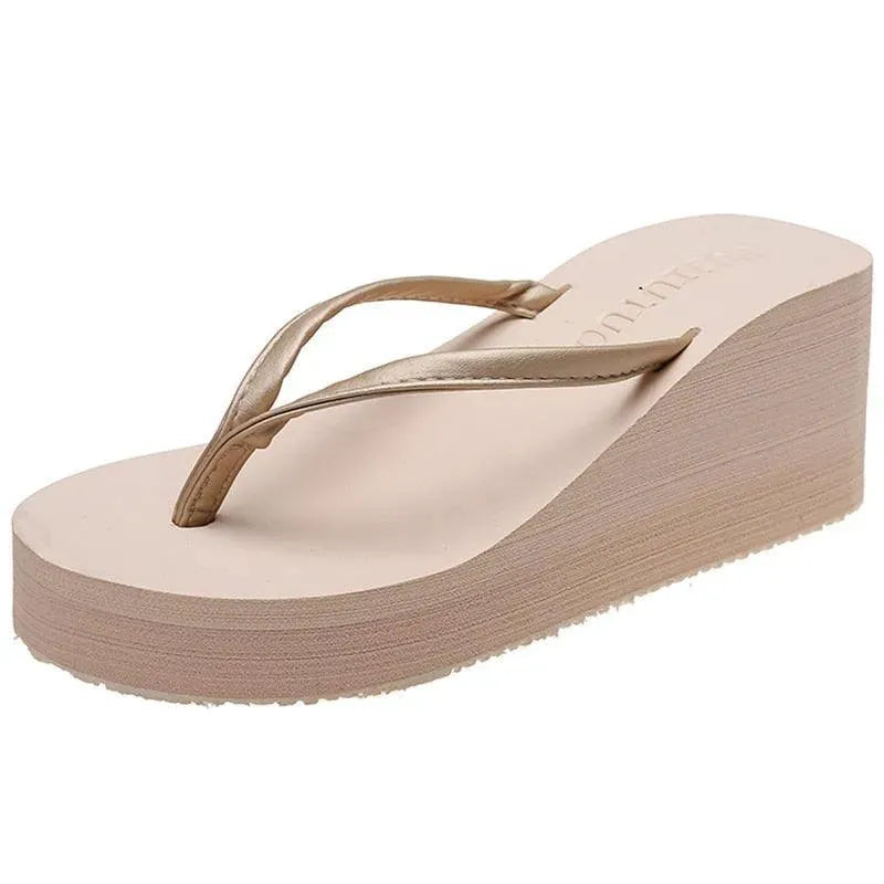 Flip Flop Sandals - Wedge Shoes - LeStyleParfait