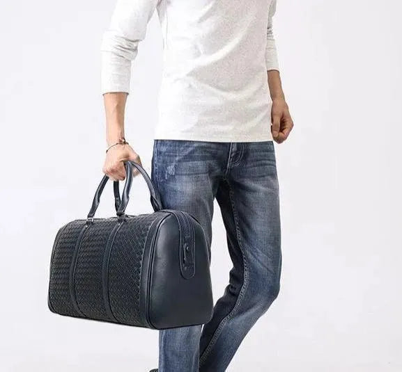 Genuine Leather Travel Bags For Men - Duffel Bag - LeStyleParfait