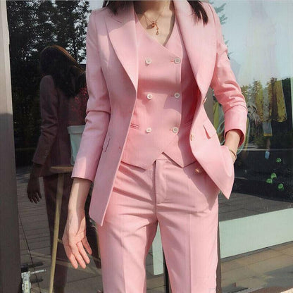 Glamorous Ladies Three Piece Pantsuit - Pantsuit - LeStyleParfait