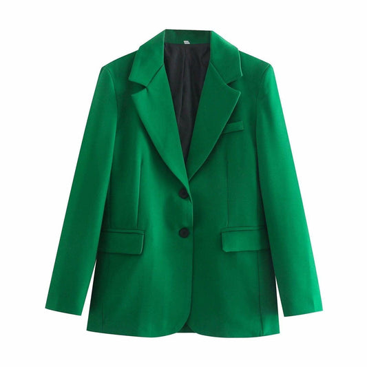 Green Women Pantsuit - Pantsuit - LeStyleParfait