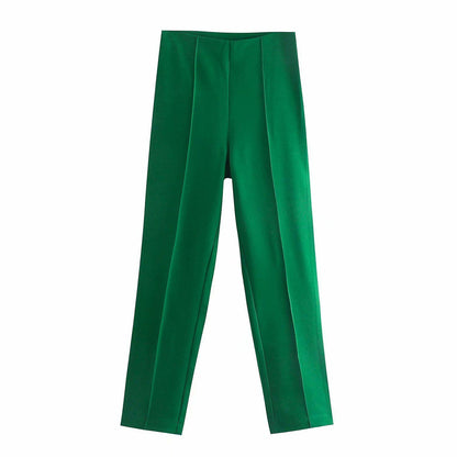 Green Women Pantsuit - Pantsuit - LeStyleParfait