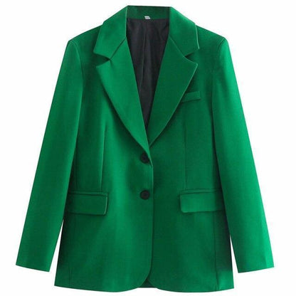 Green Women Pantsuit - Pantsuit - LeStyleParfait