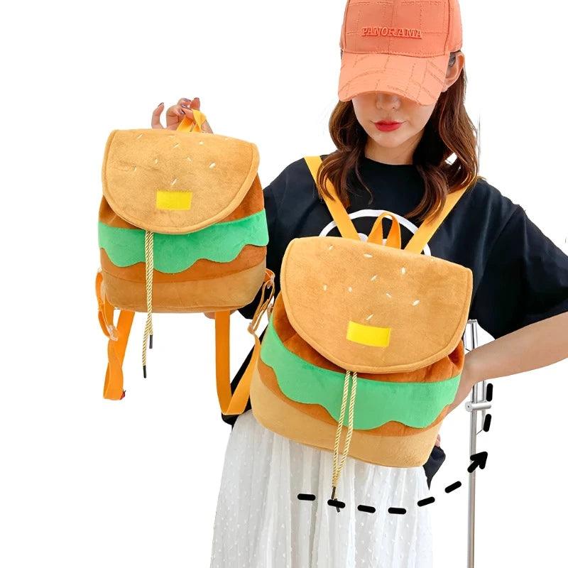 Hamburger Shape Drawstring Backpack - Backpack - LeStyleParfait