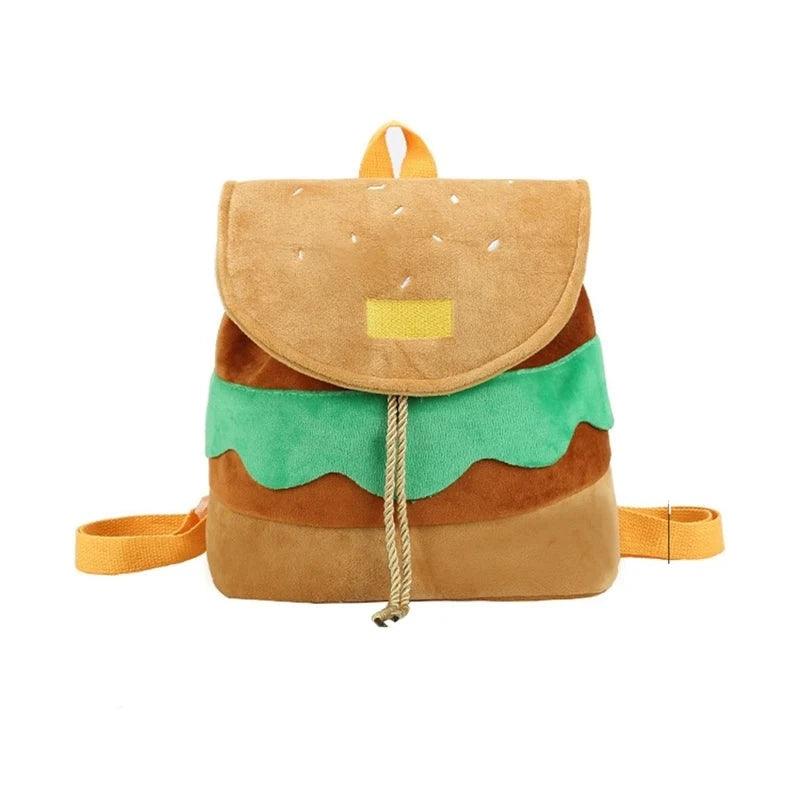 Hamburger Shape Drawstring Backpack - Backpack - LeStyleParfait