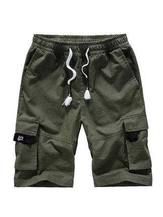 Men's Shorts - Hearts Slim Fit Cargo Shorts - LeStyleParfait