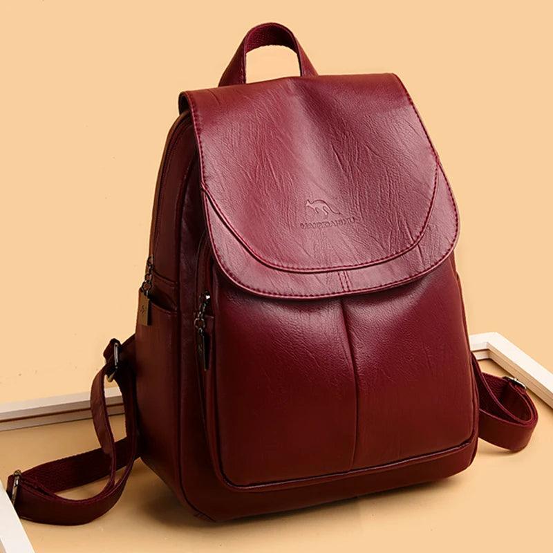 High Quality Soft Leather Women's Backpack - Backpack - LeStyleParfait